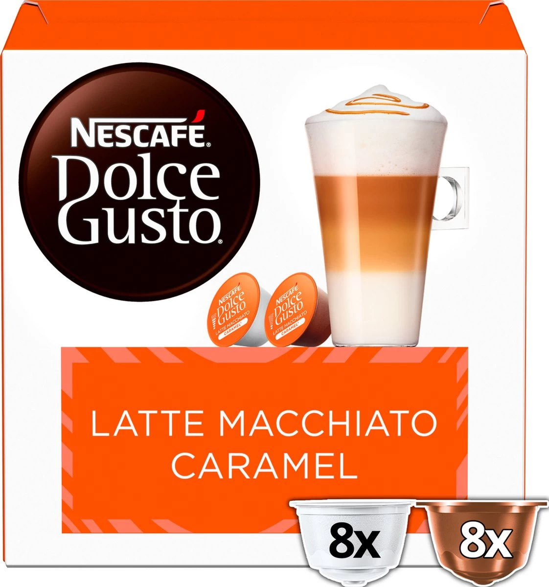 NESCAFÉ Dolce Gusto Latte Macchiato Caramel - 6 Doosjes à 16 Capsules - Afbeelding 2