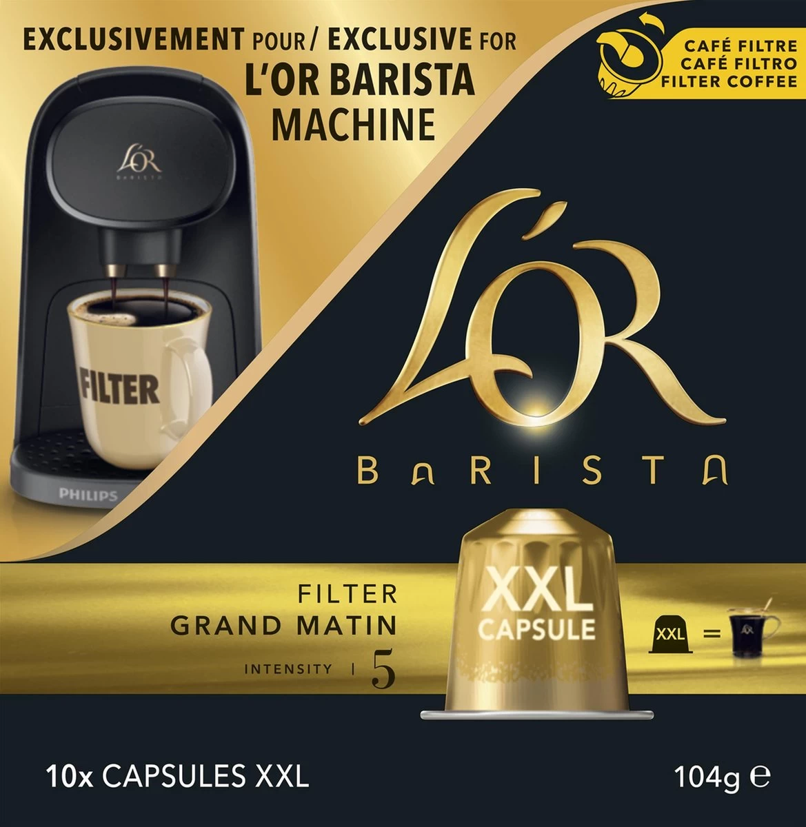 L'OR BARISTA XXL Filter Grand Matin (5) - 5 X 10 Koffiecups - Afbeelding 9