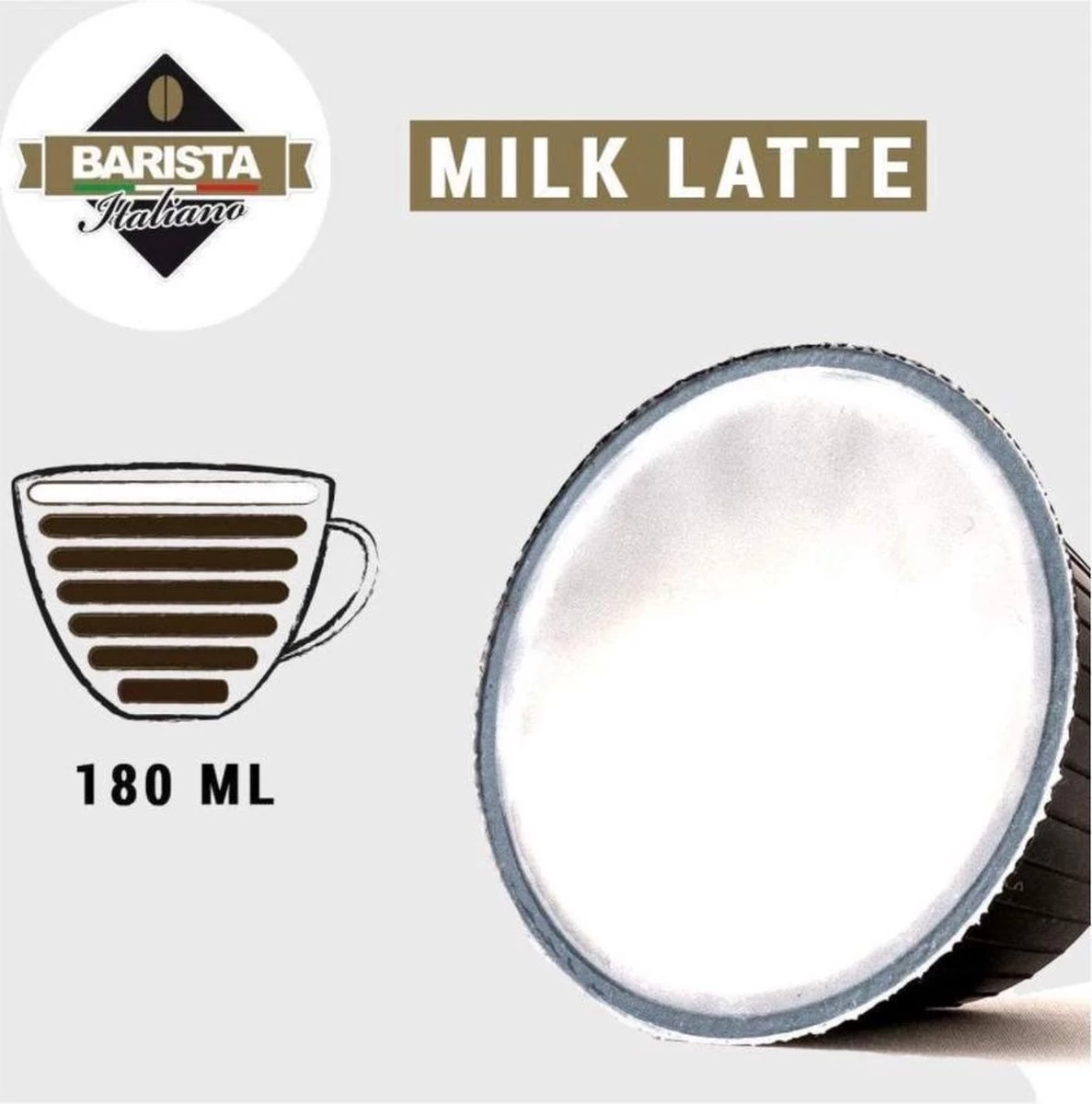 Barista Italiano Dolce Gusto Cappuccino Melk Low Fat - 80st - Afbeelding 2
