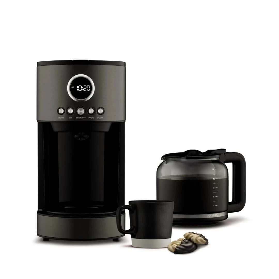 12 Cup Coffeemaker , Stainless Steel Black - Afbeelding 4