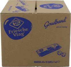 Goudband Koffiemelk Cups - 200 X 0,7 Cl