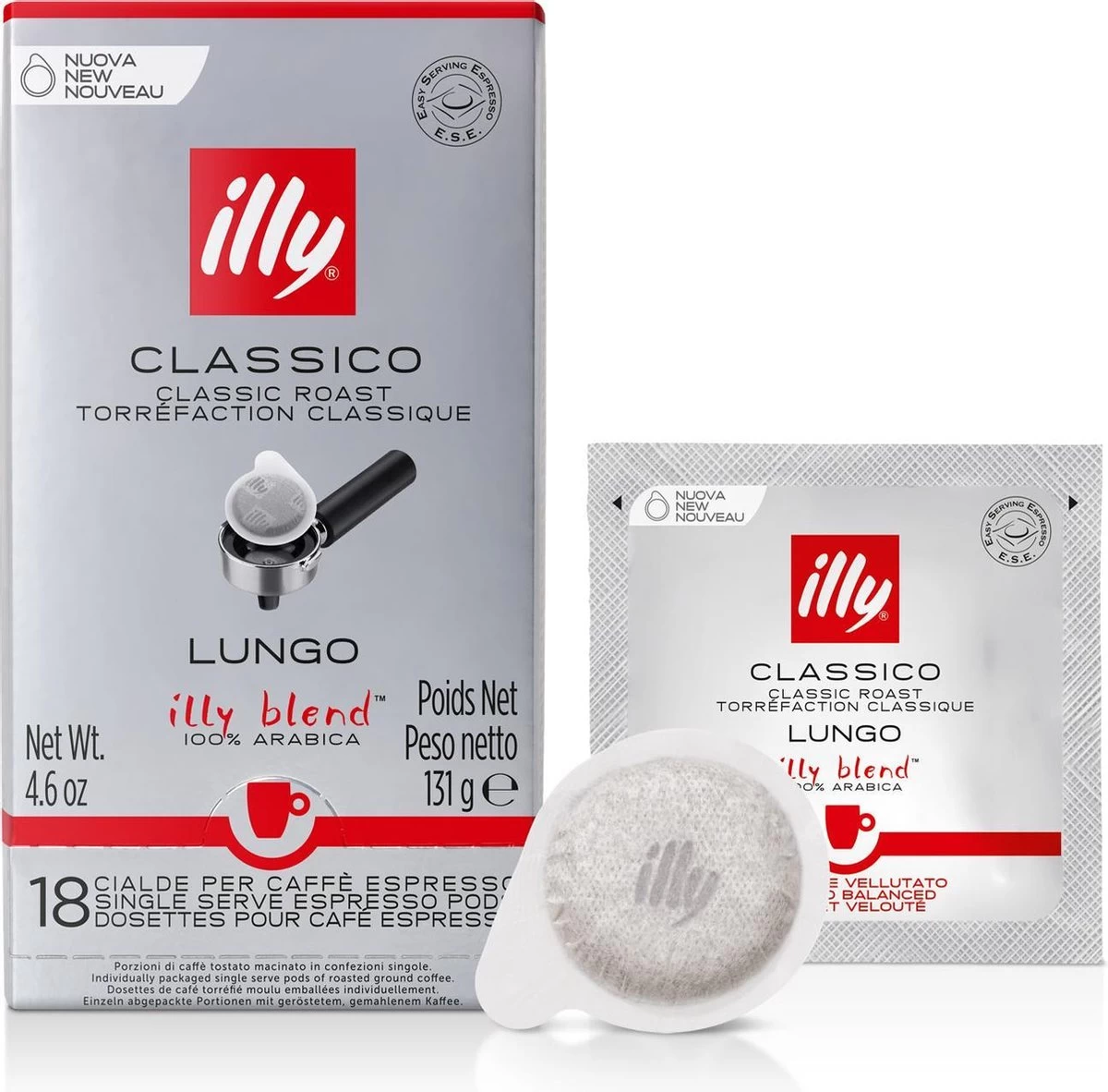 Illy - E.S.E. Servings Classico Lungo 12 X 18 Stuks - Afbeelding 3