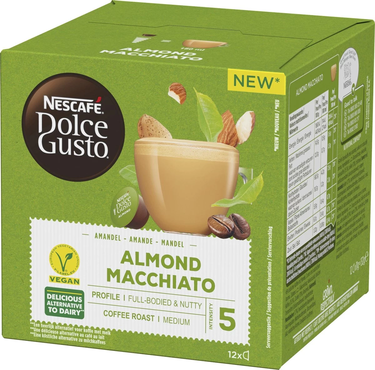 Nescafé Dolce Gusto Almond Macchiato Capsules - Vegan Koffie - 36 Koffiecups - Afbeelding 3