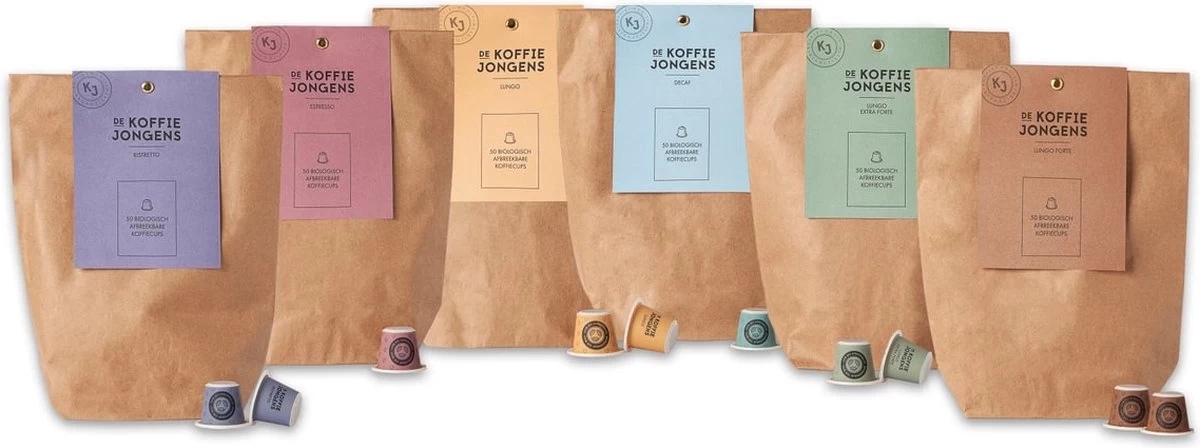 De Koffiejongens - Grootverpakking Ristretto - 200 Nespresso Koffiecups - Afbeelding 2