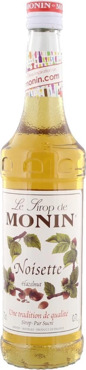 Monin Koffiesiroop Hazelnoot Noisette - 70 Cl