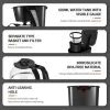 4 Cup Automatic Drip Coffee Maker One Button Control