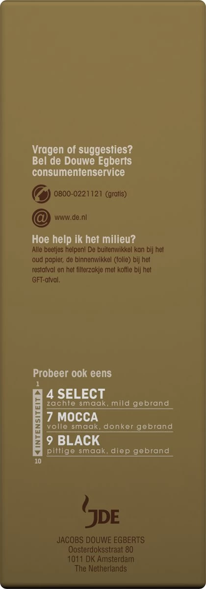 Douwe Egberts Excellent Filterkoffie - 6 X 500 Gram - Afbeelding 4