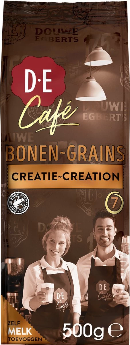 Douwe Egberts D.E Café Creatie Koffiebonen - 7/9 Intensiteit - 4 X 500 Gram - Afbeelding 2