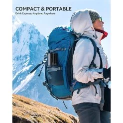 5 Cups Portable Espresso Machine Coffee Maker With Fast Heating Fit For NS Capsule