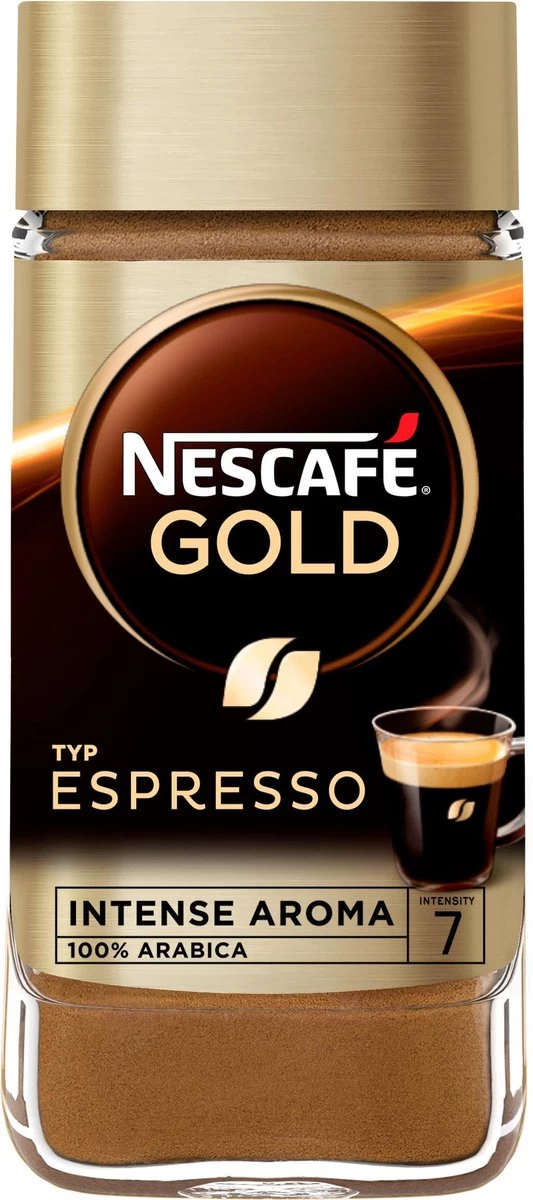 Nescafé Gold Espresso Oploskoffie - 6 Potten à 100 Gram - Afbeelding 3