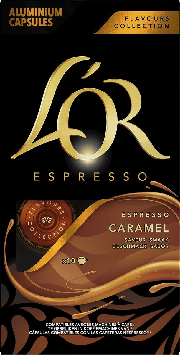 L'OR Espresso Caramel Koffiecups - 10 X 10 Capsules - Afbeelding 4