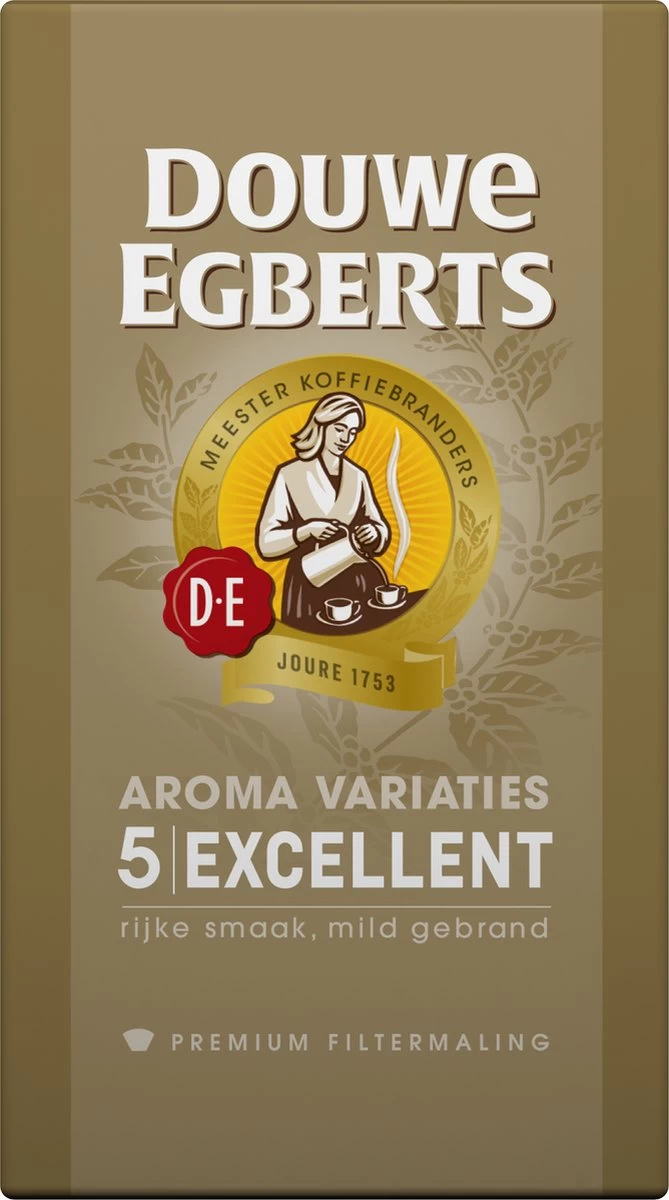 Douwe Egberts Excellent Filterkoffie - 6 X 500 Gram - Afbeelding 9