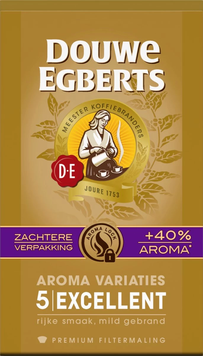 Douwe Egberts Excellent - Filterkoffie - 12 X 250 Gram - Afbeelding 8