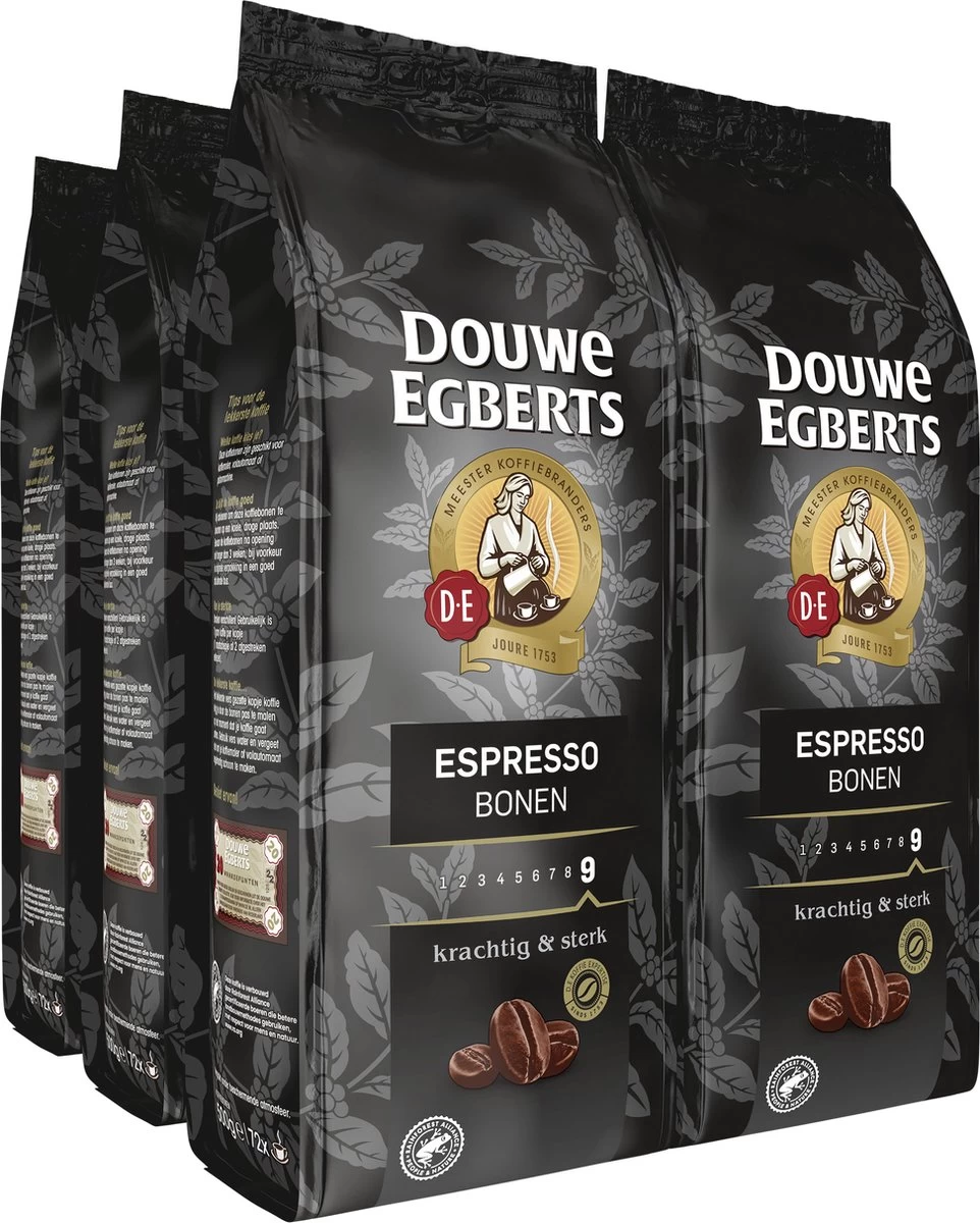 Douwe Egberts Espresso Koffiebonen - 4 X 500 Gram