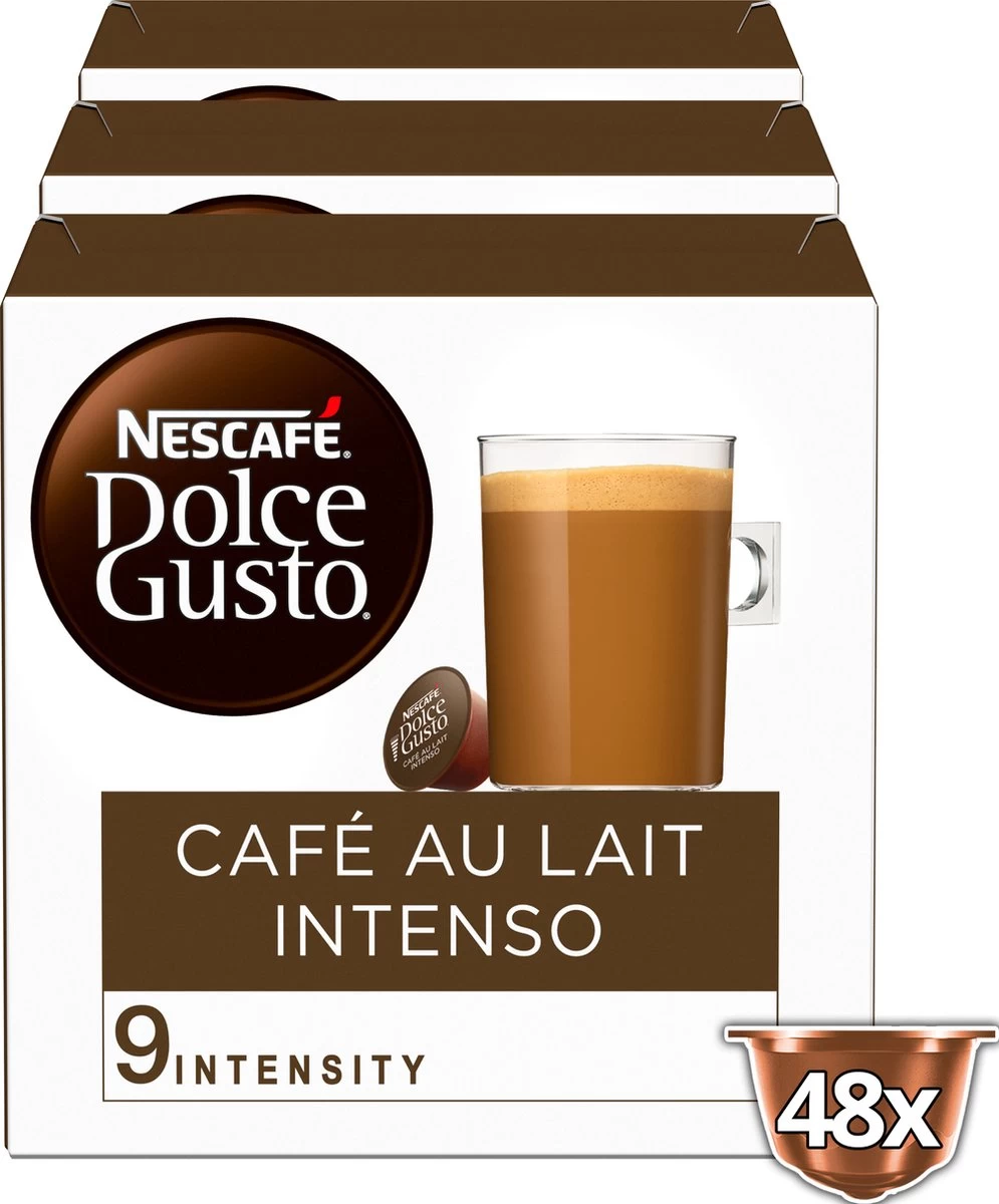 Nescafé Dolce Gusto Cafe Au Lait Intenso Capsules - 48 Koffiecups - Afbeelding 2
