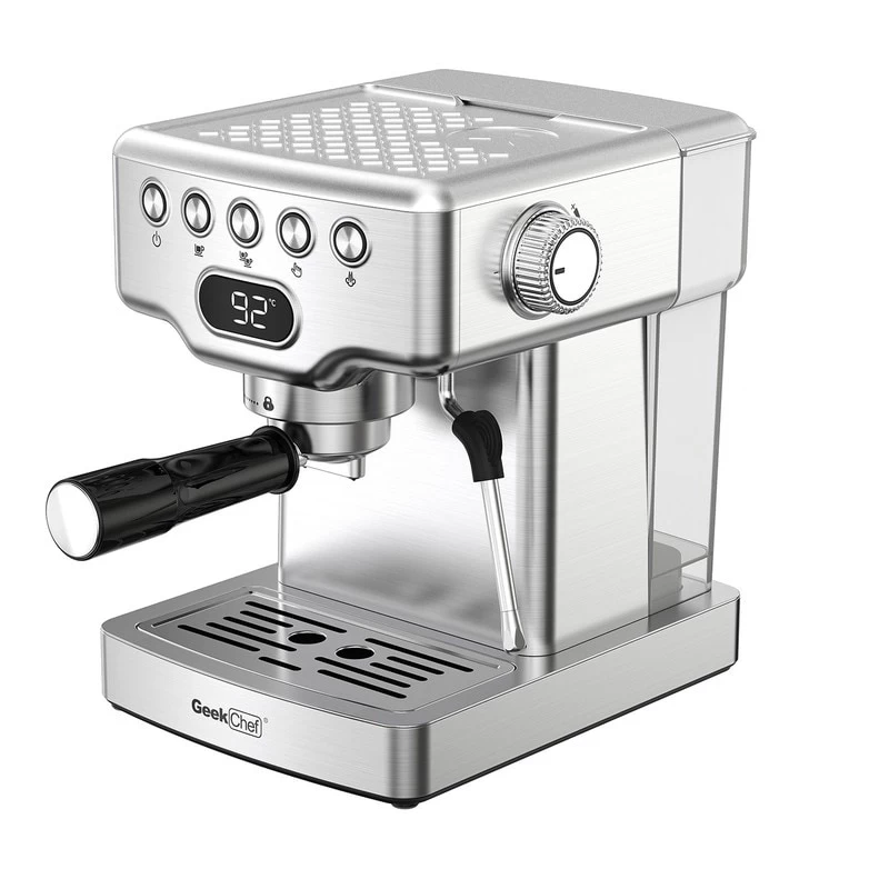 Automatic 2- Cup 20-bar Espresso Machine With Milk Frother, 1.8L Water Tank - Afbeelding 2