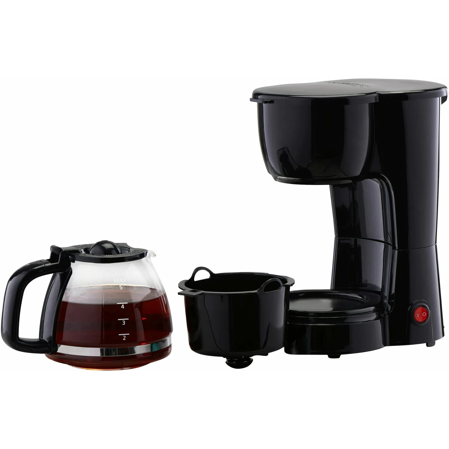 Black 5 Cup Drip Coffee Maker - Afbeelding 4