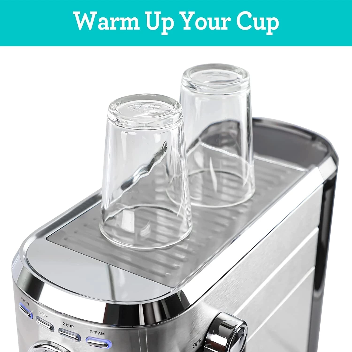 CASABREWS CM5418 Espresso Machine 20Bar Steam Milk Frothing Machine - Afbeelding 5