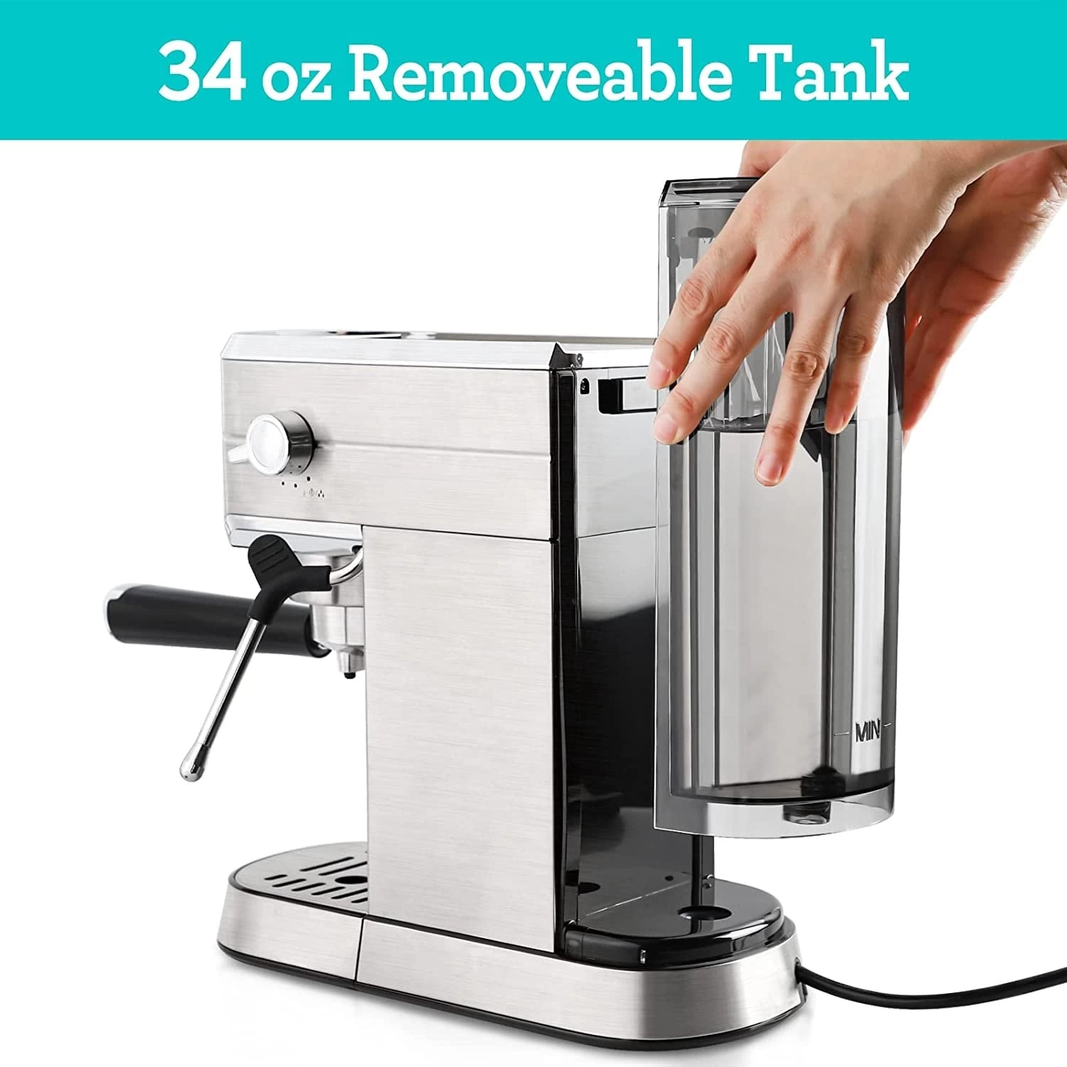 CASABREWS CM5418 Espresso Machine 20Bar Steam Milk Frothing Machine - Afbeelding 6