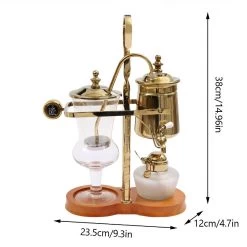 Coffee Pot, Syphon Coffee Tea Pot Maker Coffee Machine Set Belgium Luxury Royal Family Balance Syphon Siphon Coffee Maker