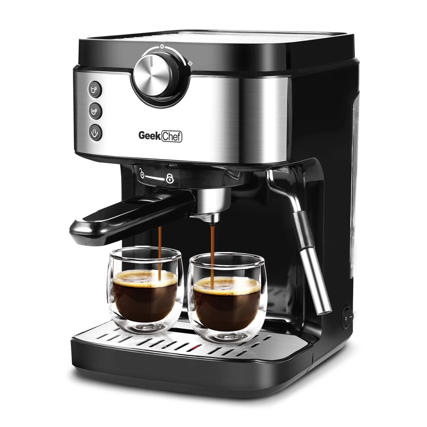 Espresso Machine 20 Bar Coffee Maker Machine With Milk Frother - Afbeelding 2