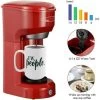Single Serve Coffee Maker 6-14OZ With Filter Coffee Brewer